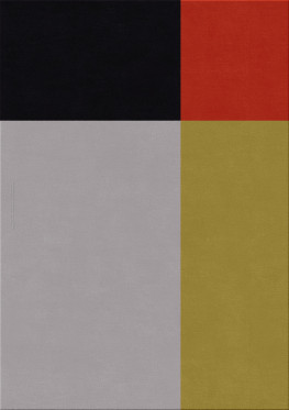Bauhaus 10870-bauhaus03 - handmade rug, tufted (India), 24x24 5ply quality